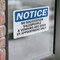 Signmission No Solicitation Salespeople And Vendors Are OSHA Notice Sign, Vinyl Decal, 10in W x 7in L, 2PK OS-2PACK-NS-D-710-L-14819 - alternate 2